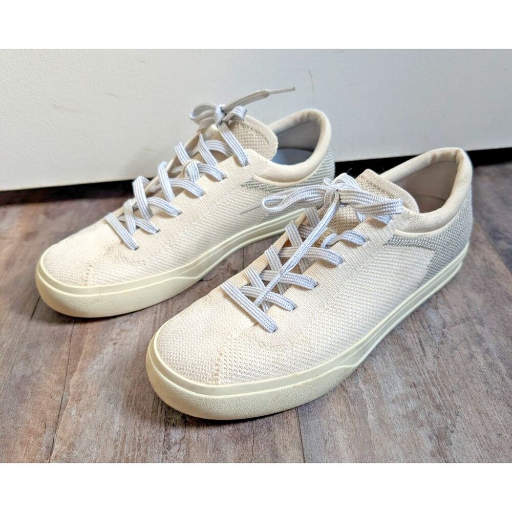 Rothy's The Lace Up Sneaker Women’s Shoes Size 8 Diamond Twill 038-026
